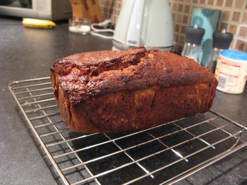 A photo of banana loaf