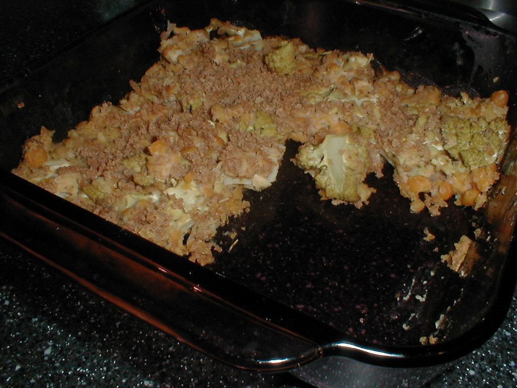 A photo of broccoli casserole