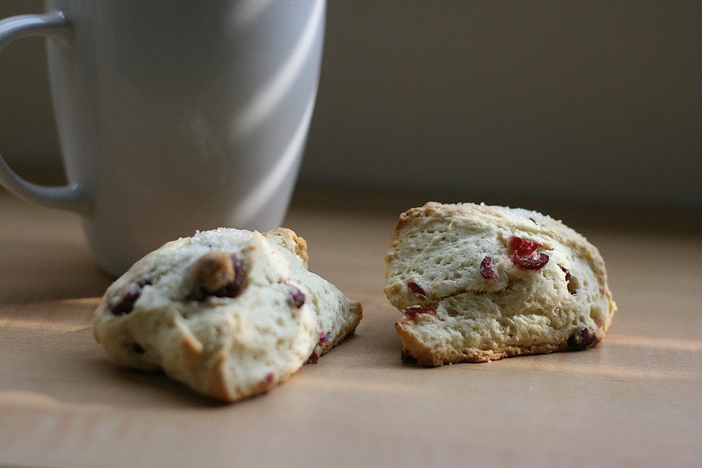 A photo of orange scones