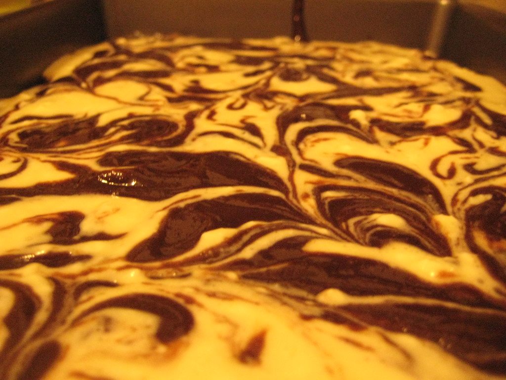 A photo of cheesecake brownies
