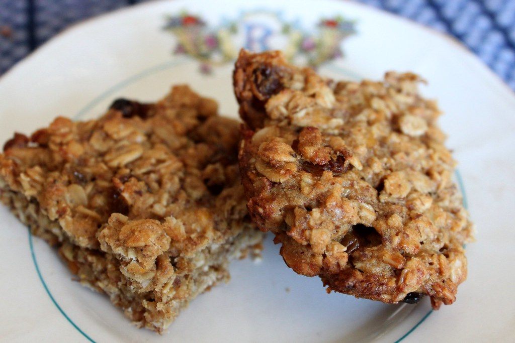 A photo of oat bars
