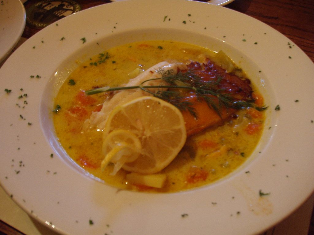 A photo of fish casserole