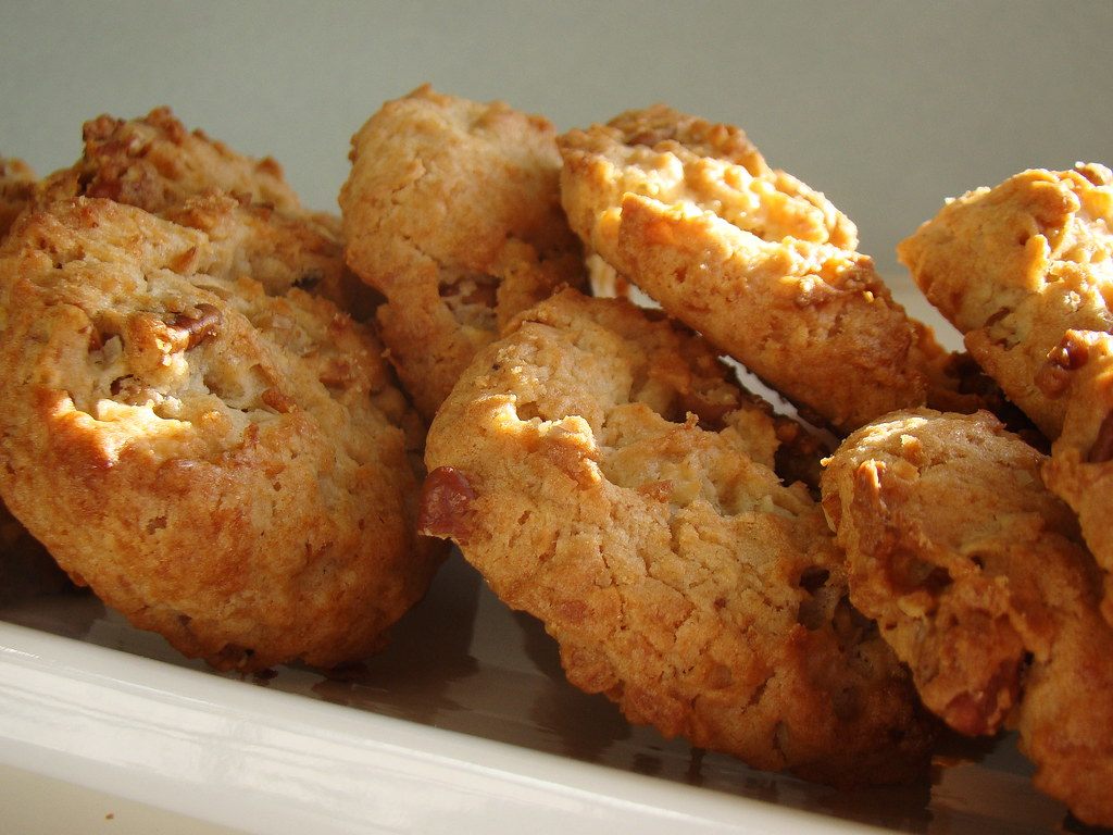 A photo of coconut squares