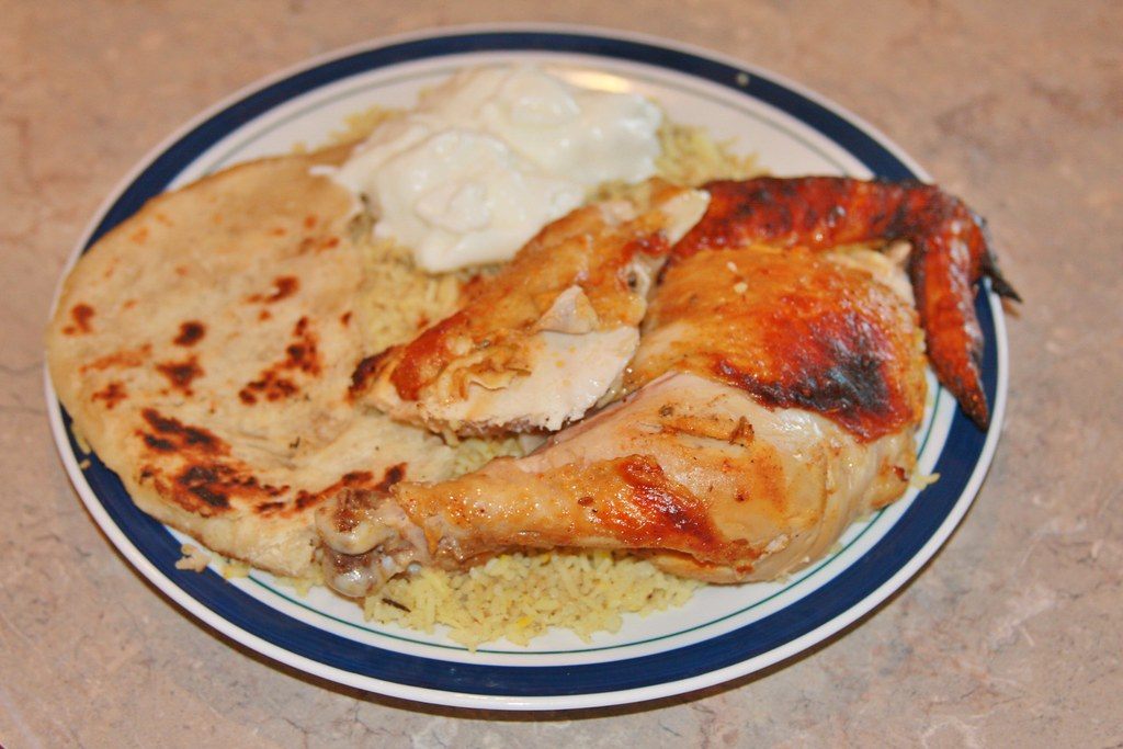 A photo of baked marinated chicken breast