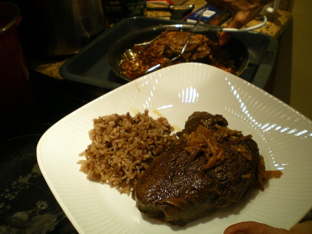 A photo of brown sugar glaze sauce pan