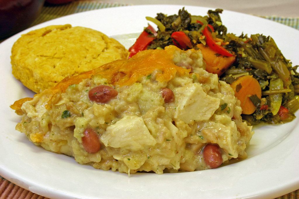 A photo of rice casserole