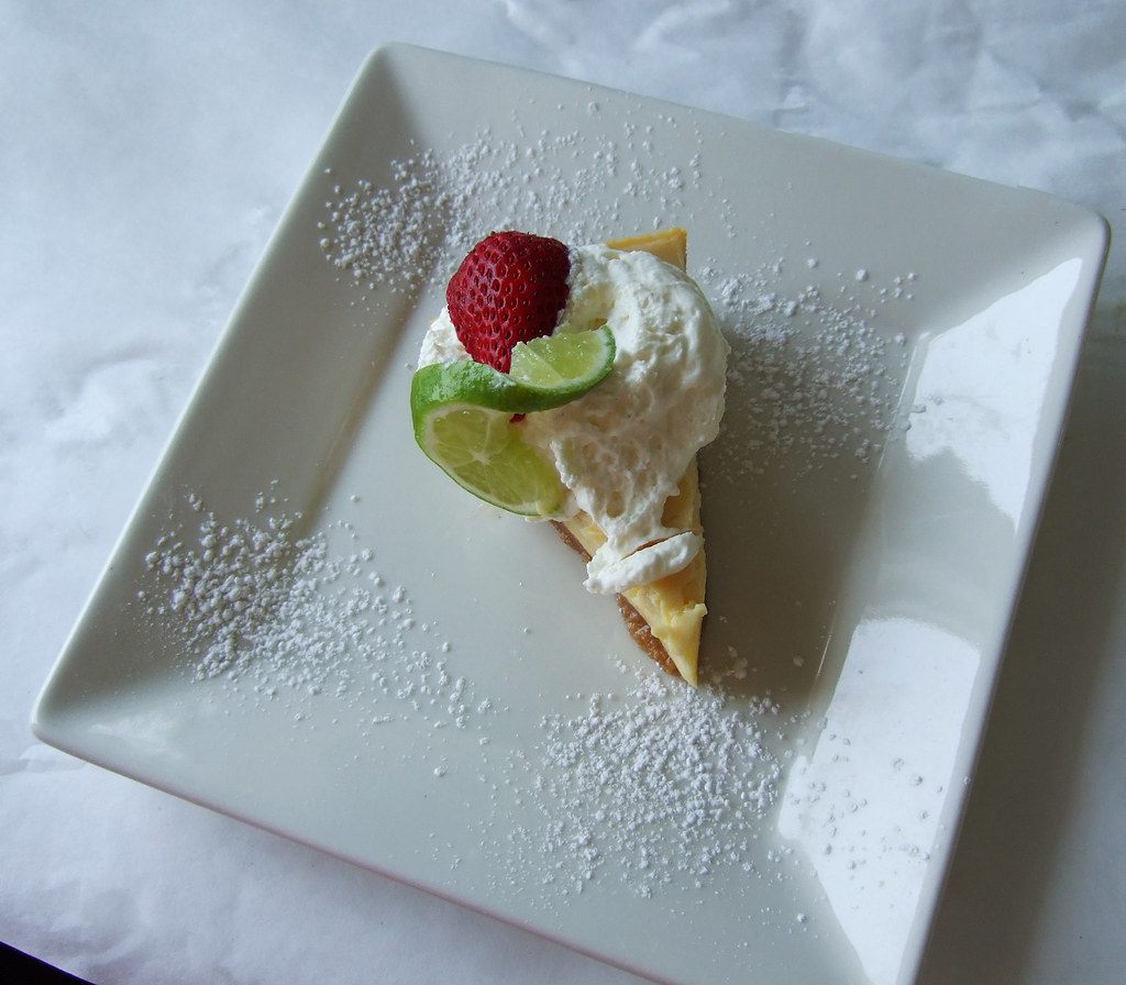 A photo of lime bars dessert
