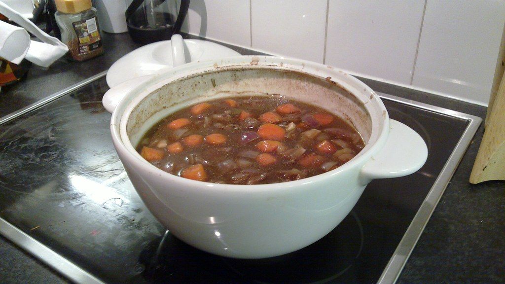 A photo of beef casserole