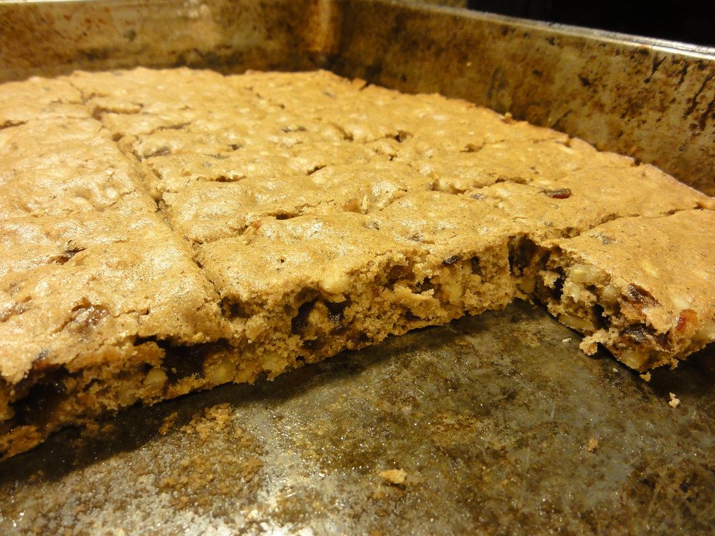 A photo of date bars