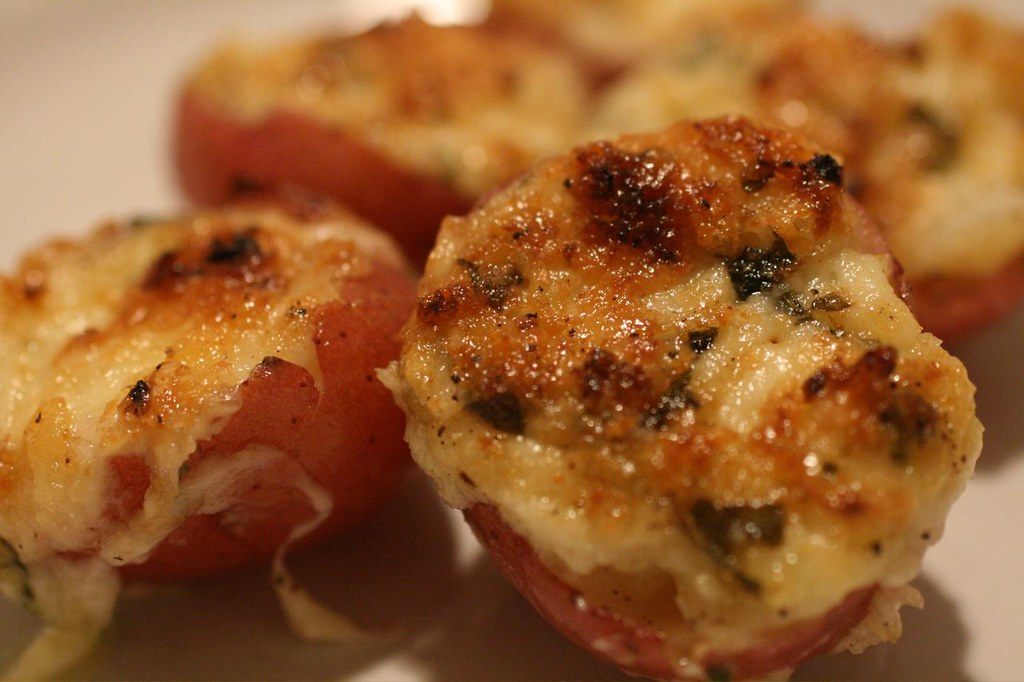 A photo of potato bake cheese