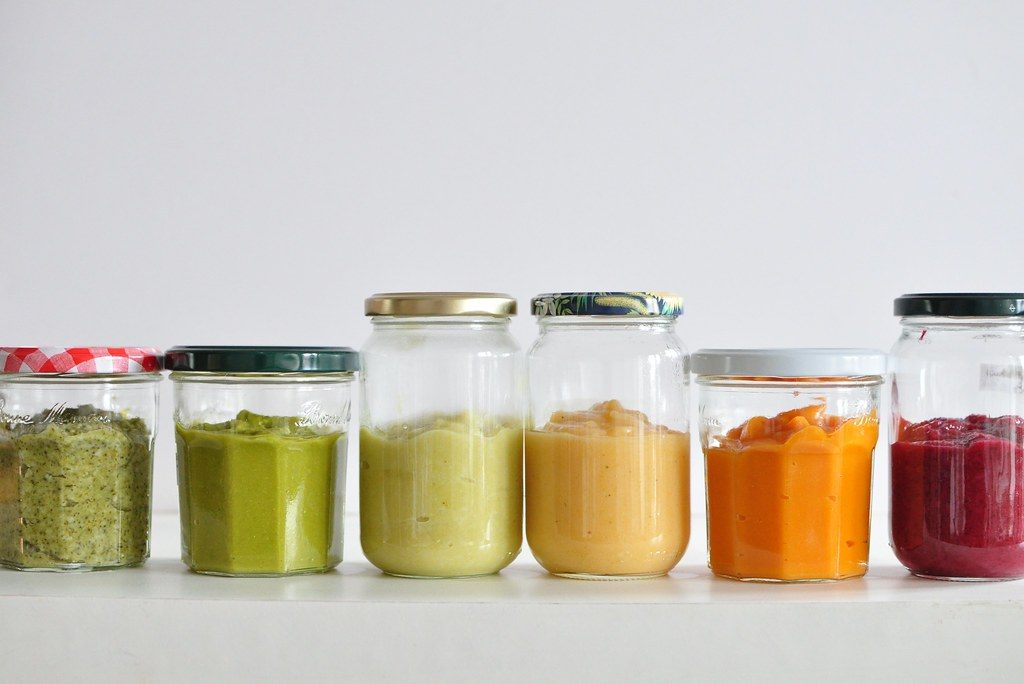 A photo of homemade jam jars